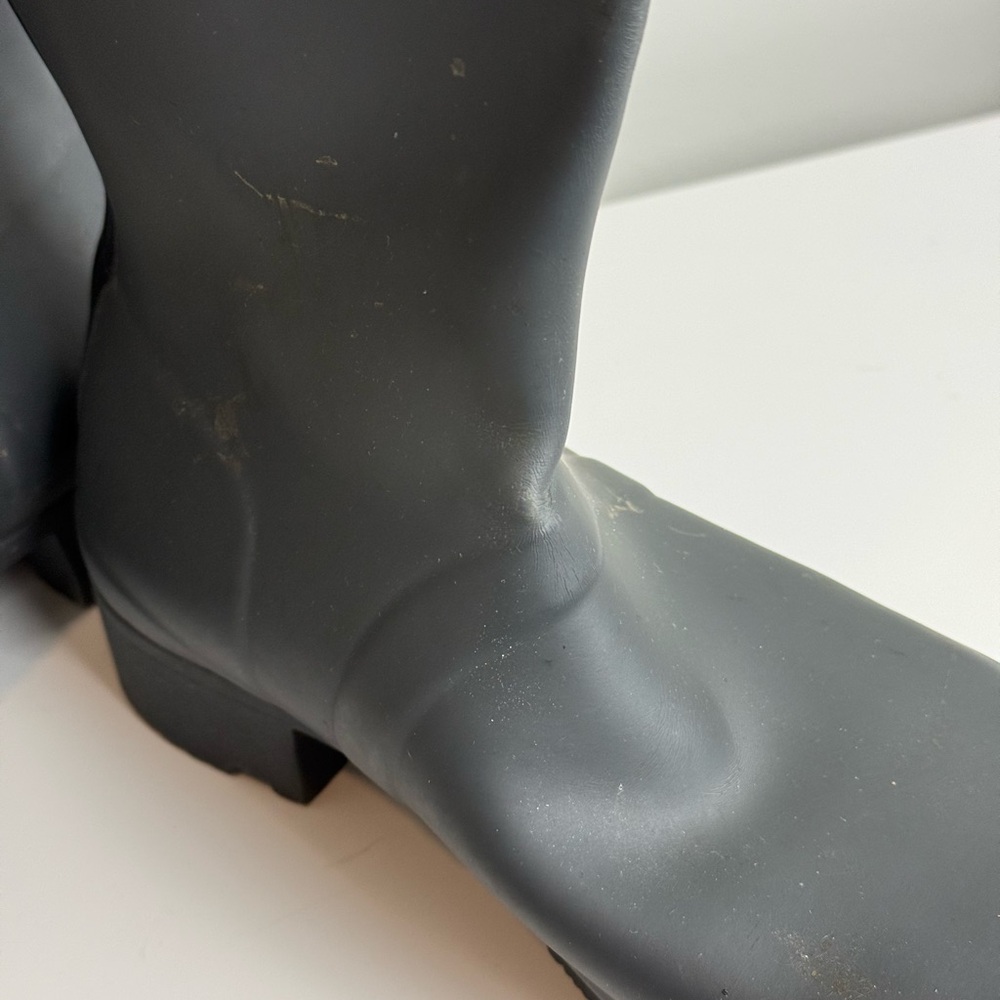 HUNTER Matte Black Boots size 6 - Picture 7 of 16